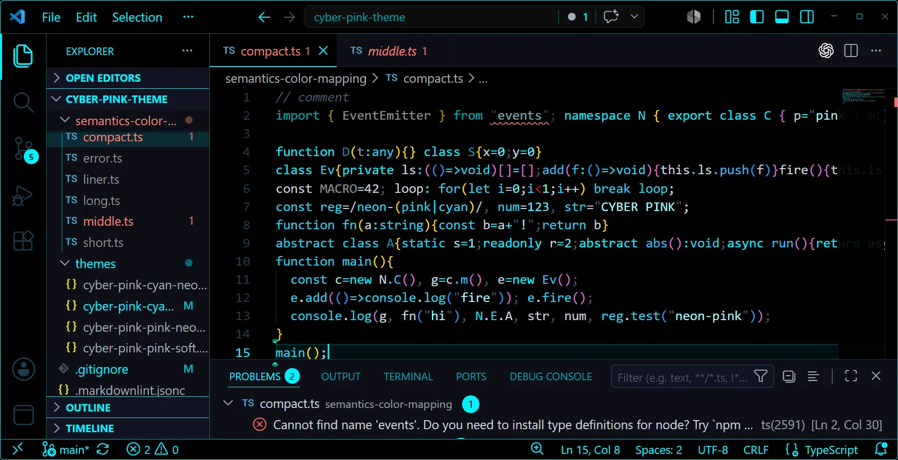 Cyan Neon
